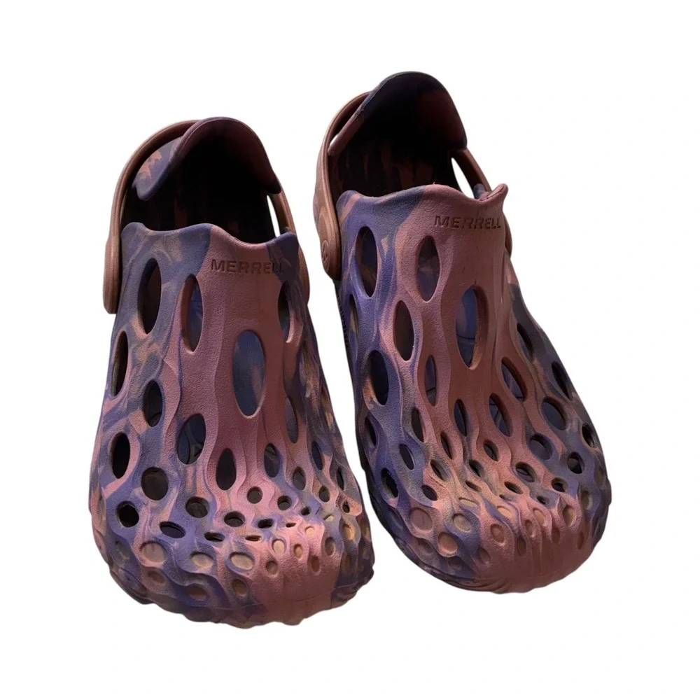 Merrell Hydro Moc Clog Water Shoe Purple Pink Tie Dye Comfort Casual Womens 9‎